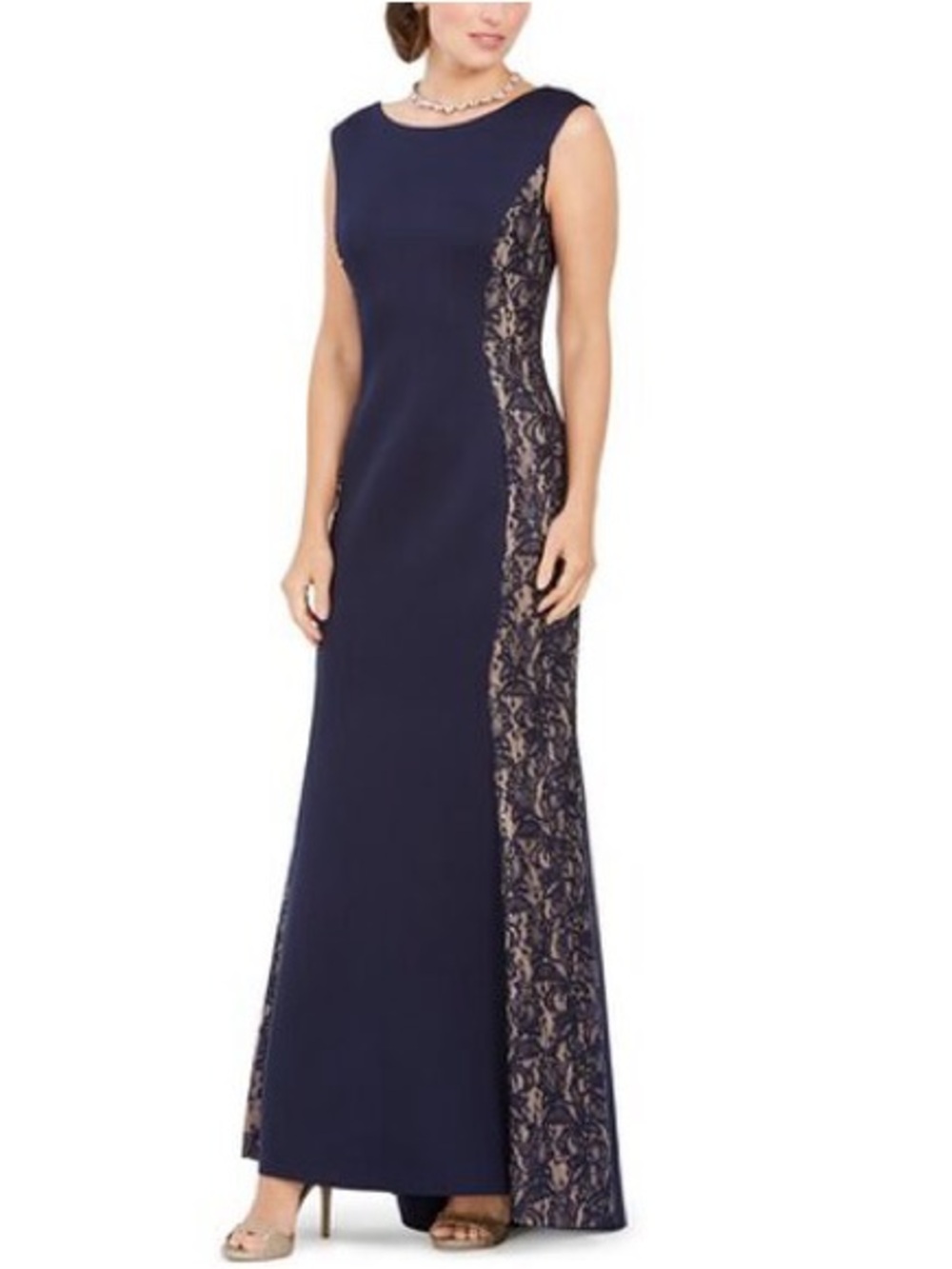 Jessica Howard Sleeveless Scuba Gown
